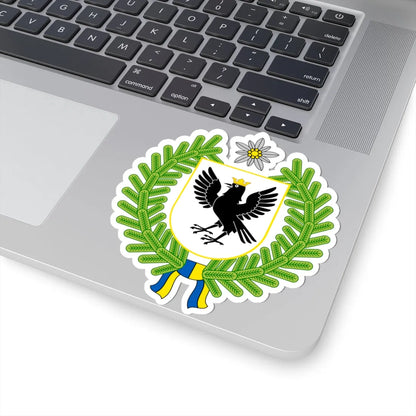 Ivano-Frankivsk Oblast-COA (Ukraine) (Coat of Arms) STICKER Vinyl Kiss-Cut Decal - The Sticker Space