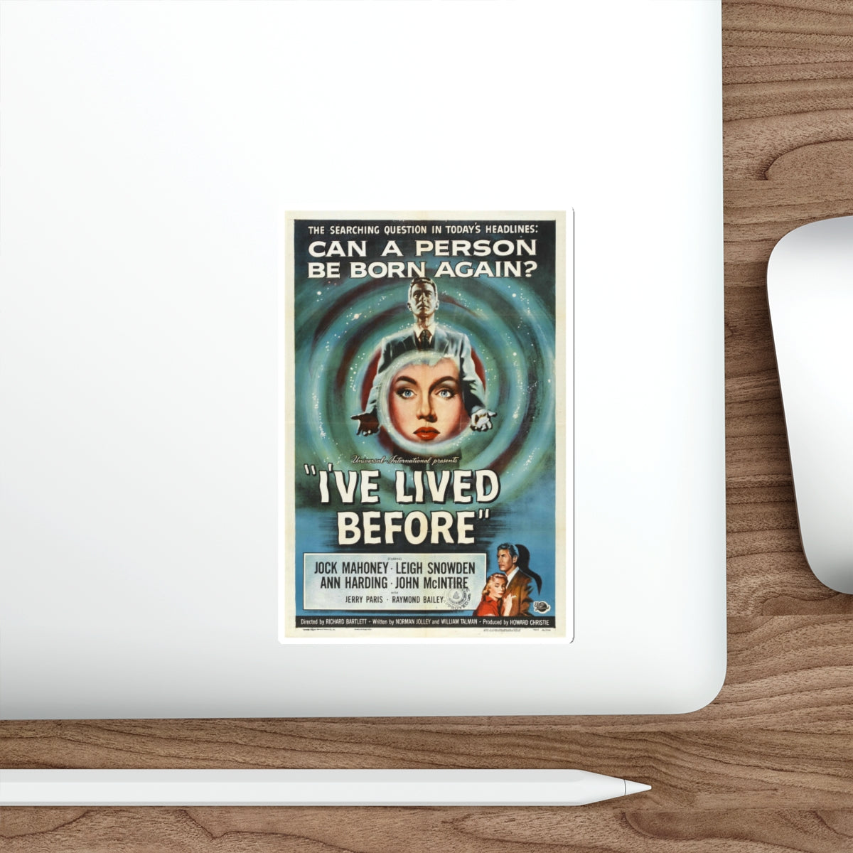 I'VE LIVED BEFORE 1956 Movie Poster STICKER Vinyl Die-Cut Decal-The Sticker Space