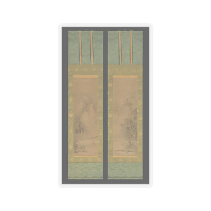 Iwasa Matabei (Iwasa Matabē) - Eight Views of Xiao and Xiang - ca. 1640s v1 - STICKER Vinyl Kiss-Cut Decal