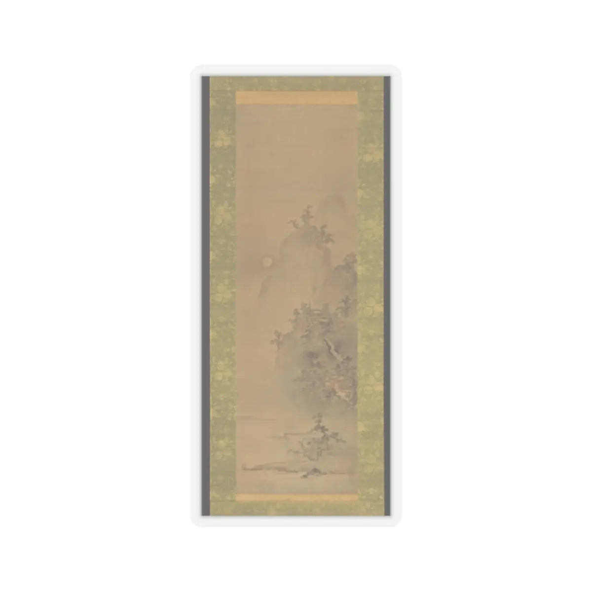 Iwasa Matabei (Iwasa Matabē) - Eight Views of Xiao and Xiang - ca. 1640s v2 - STICKER Vinyl Kiss-Cut Decal