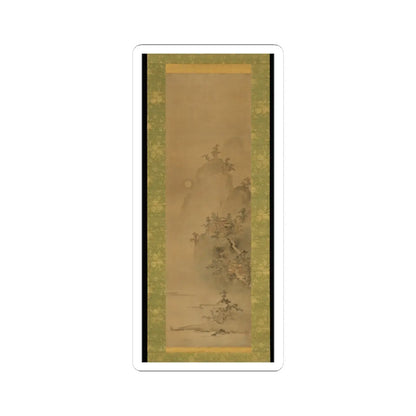 Iwasa Matabei (Iwasa Matabē) - Eight Views of Xiao and Xiang - ca. 1640s v2 - STICKER Vinyl Kiss-Cut Decal