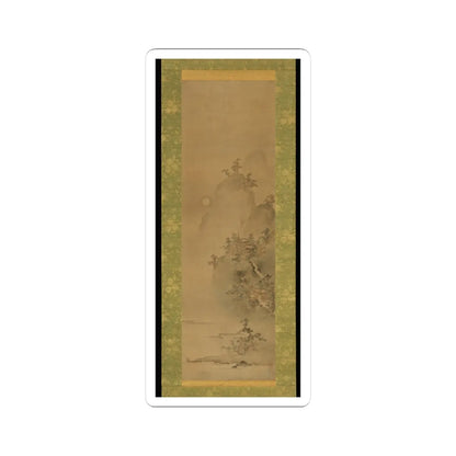 Iwasa Matabei (Iwasa Matabē) - Eight Views of Xiao and Xiang - ca. 1640s v2 - STICKER Vinyl Kiss-Cut Decal