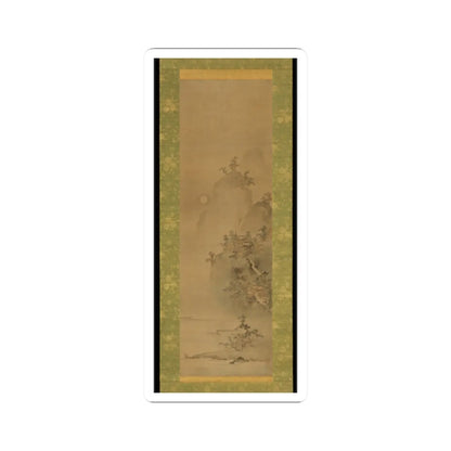 Iwasa Matabei (Iwasa Matabē) - Eight Views of Xiao and Xiang - ca. 1640s v2 - STICKER Vinyl Kiss-Cut Decal