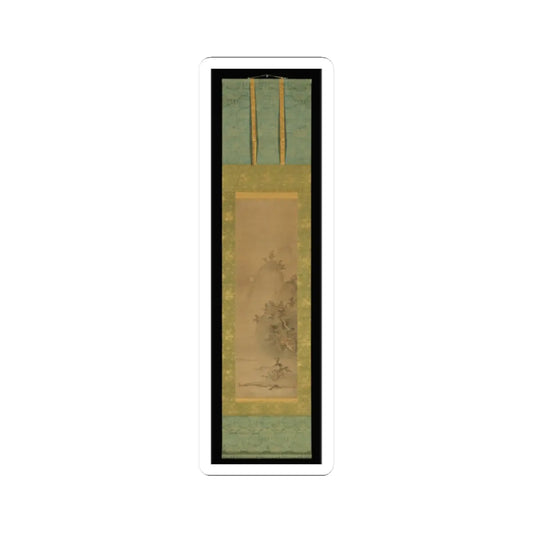 Iwasa Matabei (Iwasa Matabē) - Eight Views of Xiao and Xiang - ca. 1640s v3 - STICKER Vinyl Kiss-Cut Decal