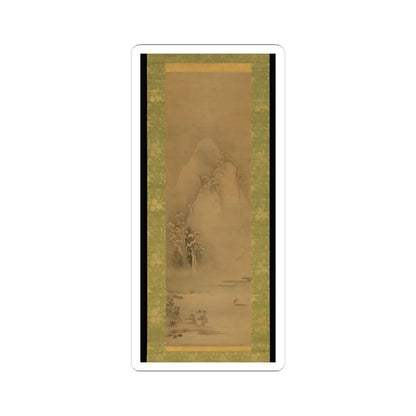 Iwasa Matabei (Iwasa Matabē) - Eight Views of Xiao and Xiang - ca. 1640s v4 - STICKER Vinyl Kiss-Cut Decal