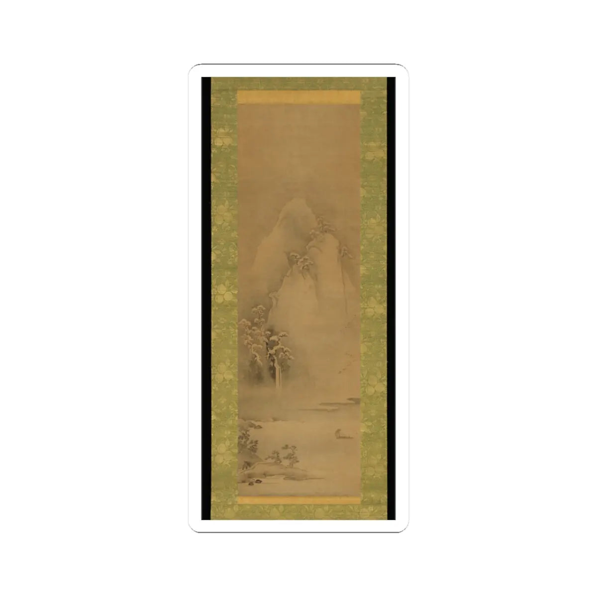 Iwasa Matabei (Iwasa Matabē) - Eight Views of Xiao and Xiang - ca. 1640s v4 - STICKER Vinyl Kiss-Cut Decal