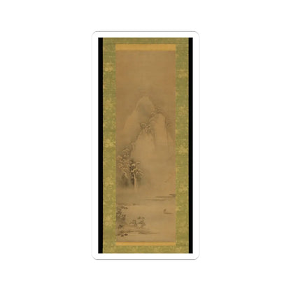 Iwasa Matabei (Iwasa Matabē) - Eight Views of Xiao and Xiang - ca. 1640s v4 - STICKER Vinyl Kiss-Cut Decal