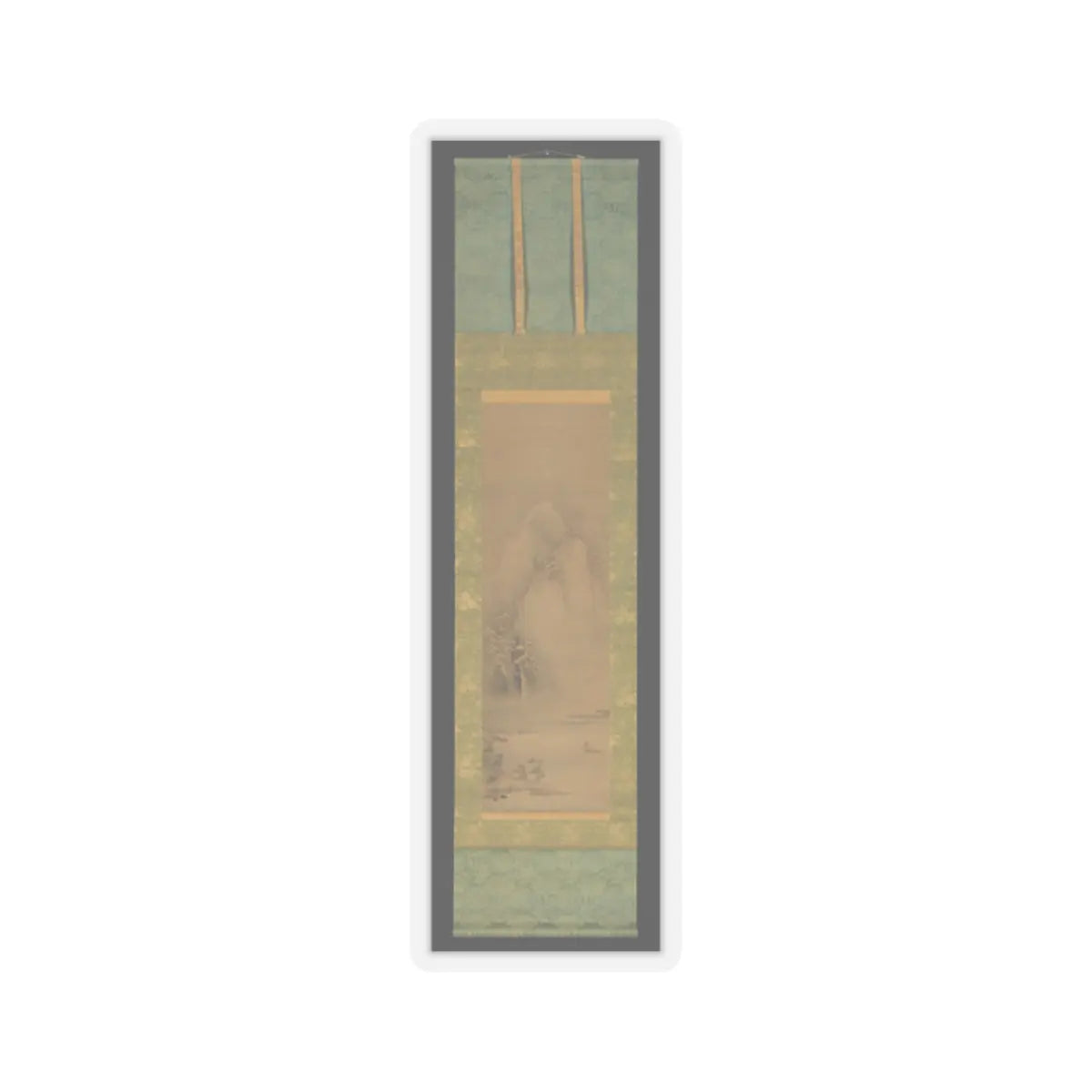 Iwasa Matabei (Iwasa Matabē) - Eight Views of Xiao and Xiang - ca. 1640s v5 - STICKER Vinyl Kiss-Cut Decal