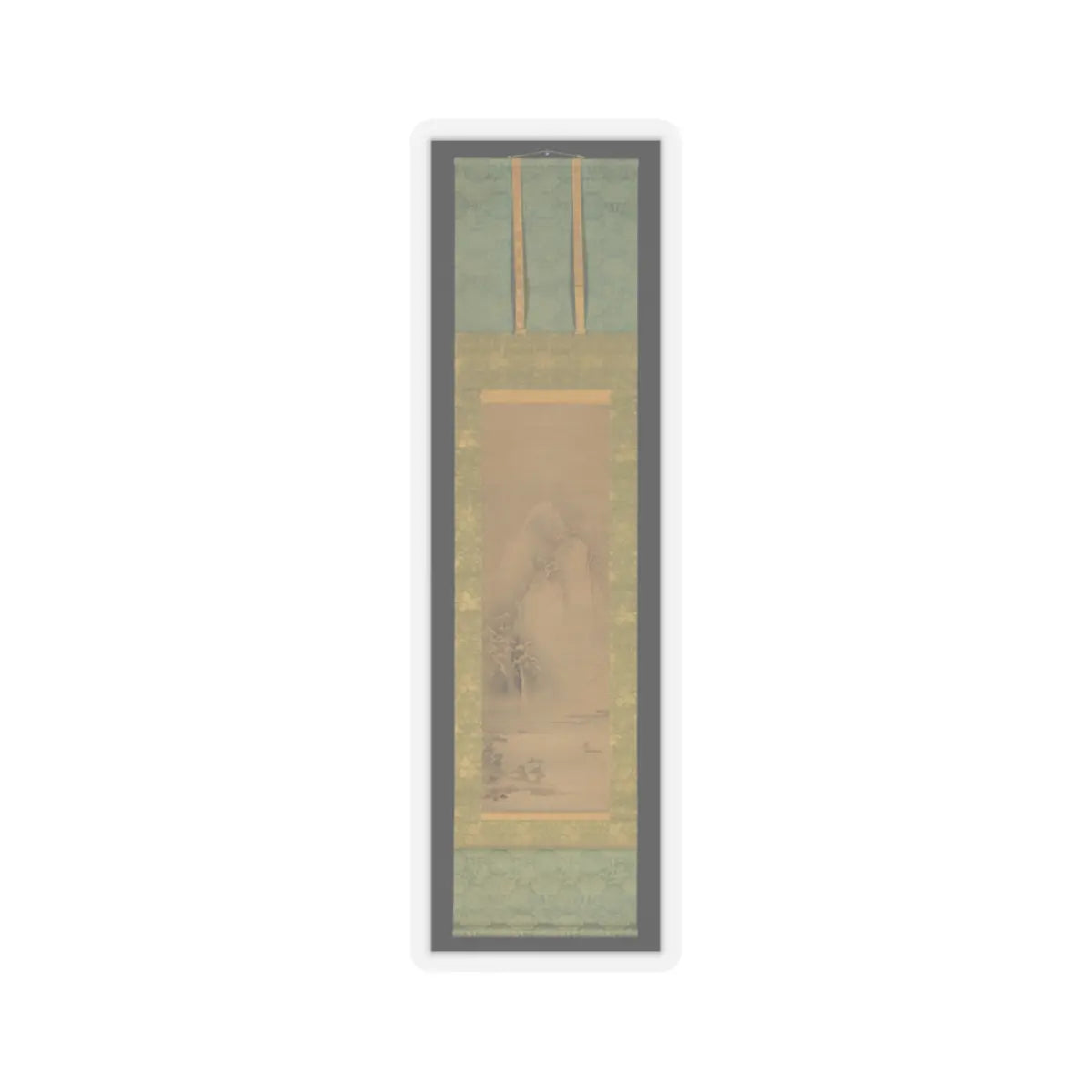 Iwasa Matabei (Iwasa Matabē) - Eight Views of Xiao and Xiang - ca. 1640s v5 - STICKER Vinyl Kiss-Cut Decal