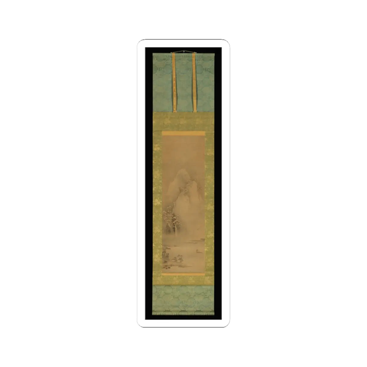 Iwasa Matabei (Iwasa Matabē) - Eight Views of Xiao and Xiang - ca. 1640s v5 - STICKER Vinyl Kiss-Cut Decal