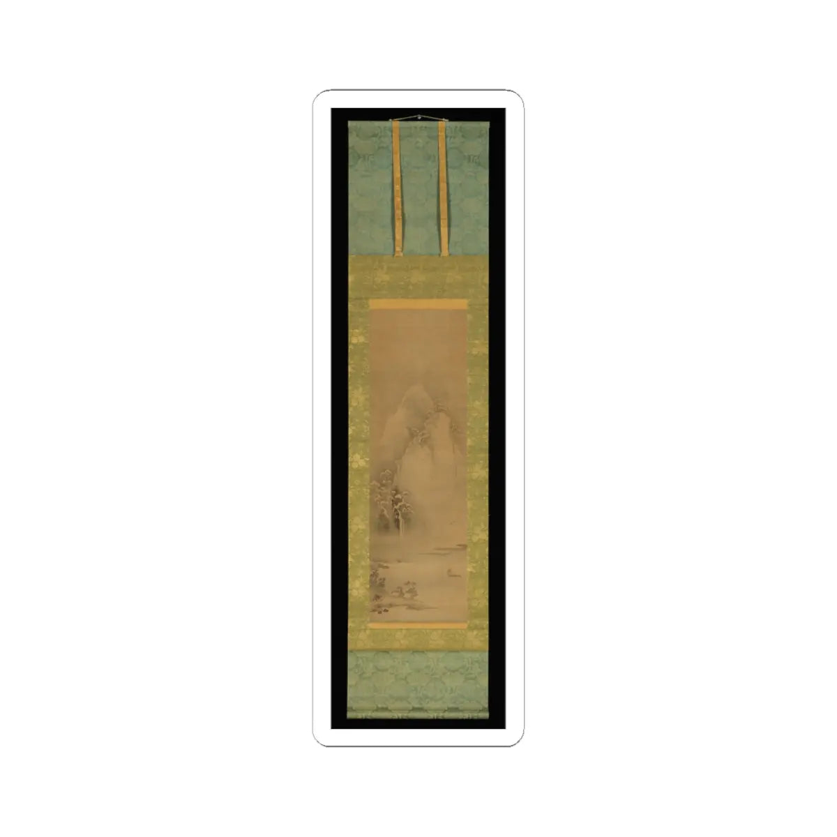 Iwasa Matabei (Iwasa Matabē) - Eight Views of Xiao and Xiang - ca. 1640s v5 - STICKER Vinyl Kiss-Cut Decal