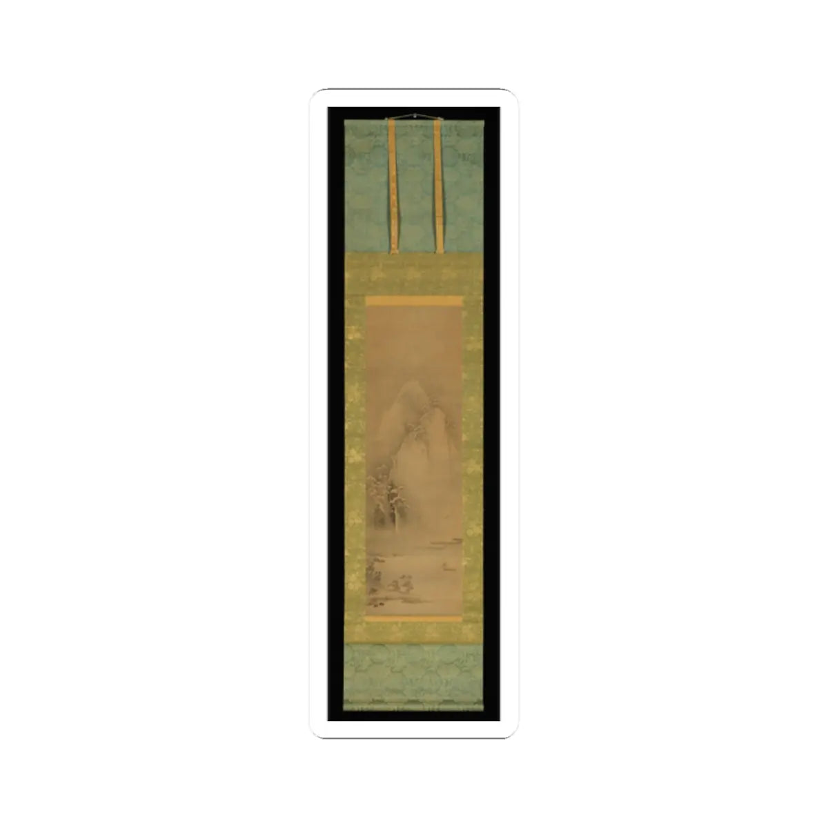 Iwasa Matabei (Iwasa Matabē) - Eight Views of Xiao and Xiang - ca. 1640s v5 - STICKER Vinyl Kiss-Cut Decal
