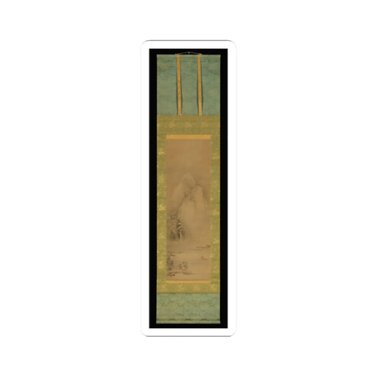 Iwasa Matabei (Iwasa Matabē) - Eight Views of Xiao and Xiang - ca. 1640s v5 - STICKER Vinyl Kiss-Cut Decal