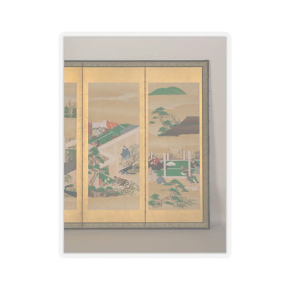 Iwasa school - The Tale of Genji - late 17th–early 18th century v2 - STICKER Vinyl Kiss-Cut Decal