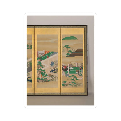 Iwasa school - The Tale of Genji - late 17th–early 18th century v2 - STICKER Vinyl Kiss-Cut Decal