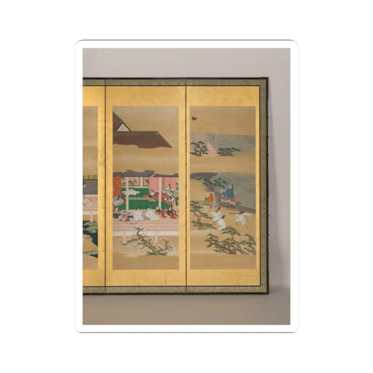 Iwasa school - The Tale of Genji - late 17th–early 18th century v6 - STICKER Vinyl Kiss-Cut Decal