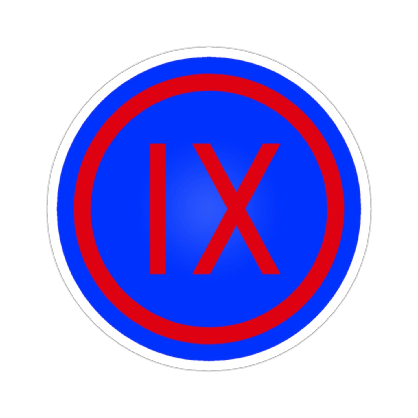 IX Corps (U.S. Army) STICKER Vinyl Die-Cut Decal-2 Inch-The Sticker Space