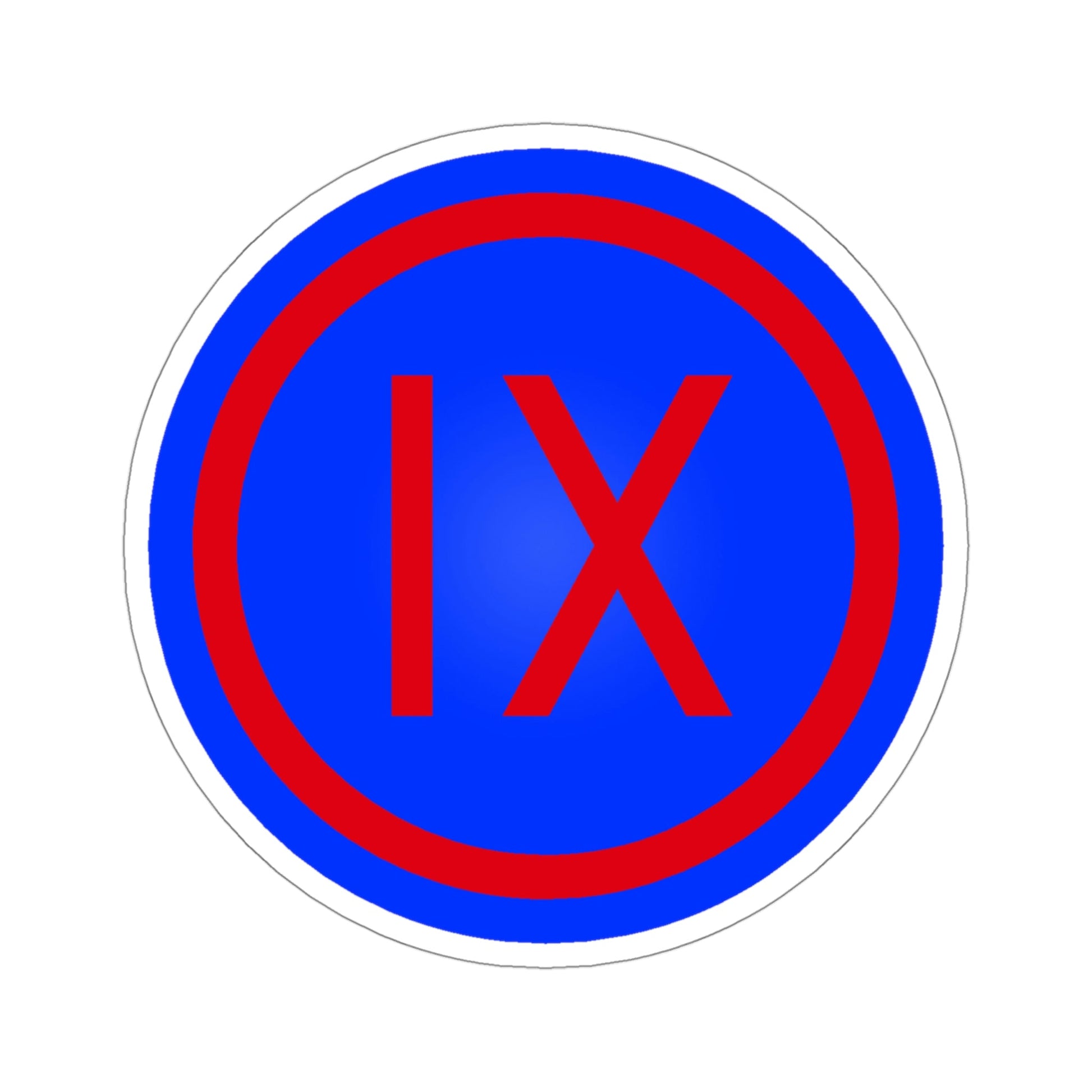 IX Corps (U.S. Army) STICKER Vinyl Die-Cut Decal-4 Inch-The Sticker Space