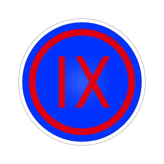 IX Corps (U.S. Army) STICKER Vinyl Die-Cut Decal 6 Inch - The Sticker Space