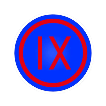 IX Corps (U.S. Army) STICKER Vinyl Kiss-Cut Decal 2 Inch White - The Sticker Space