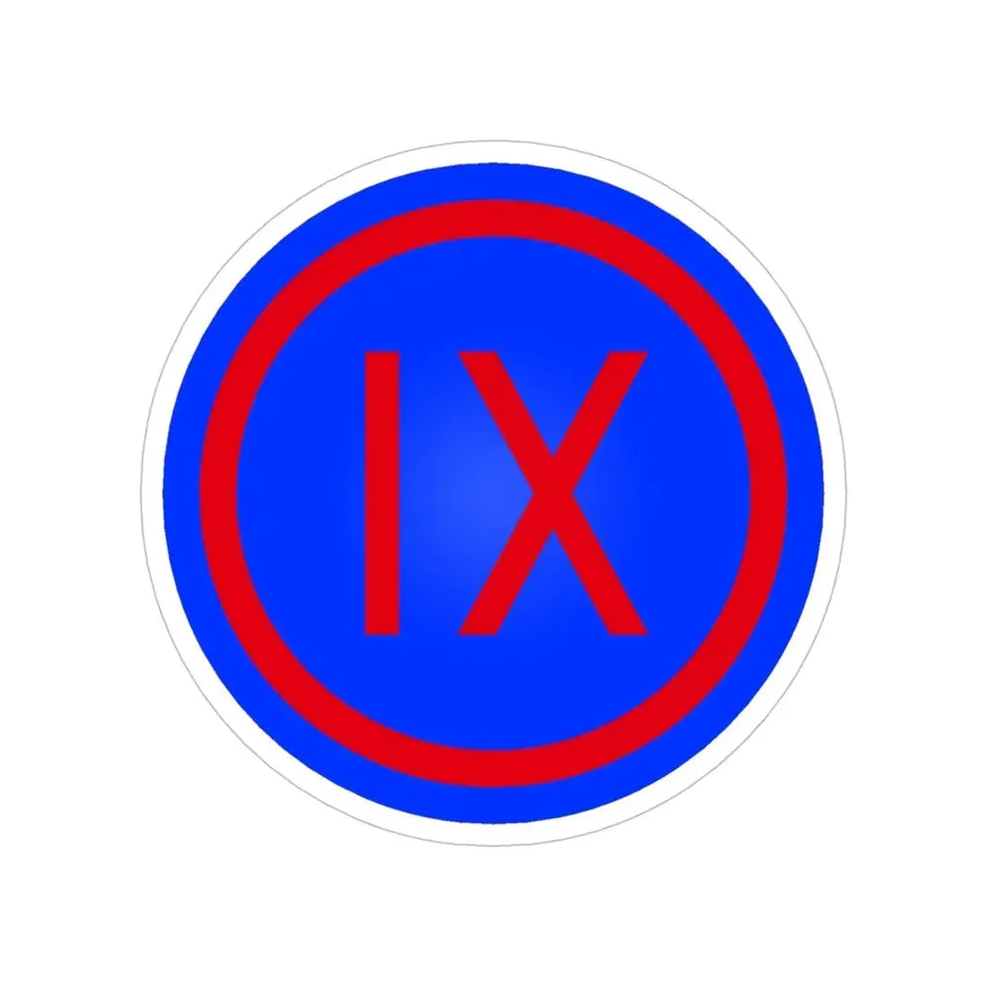 IX Corps (U.S. Army) Transparent STICKER Die-Cut Vinyl Decal 6 Inch - The Sticker Space