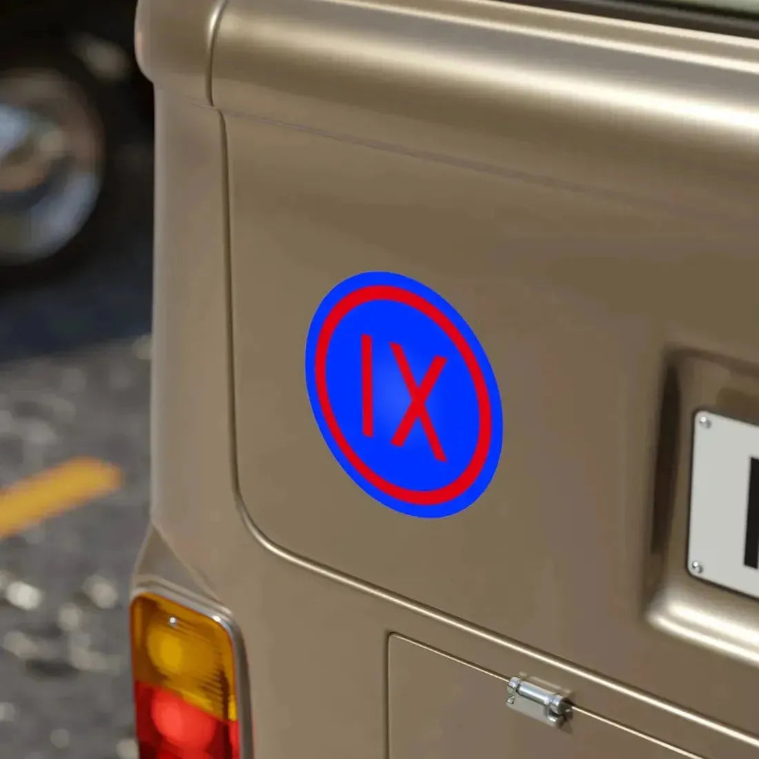 IX Corps (U.S. Army) Transparent STICKER Die-Cut Vinyl Decal - The Sticker Space