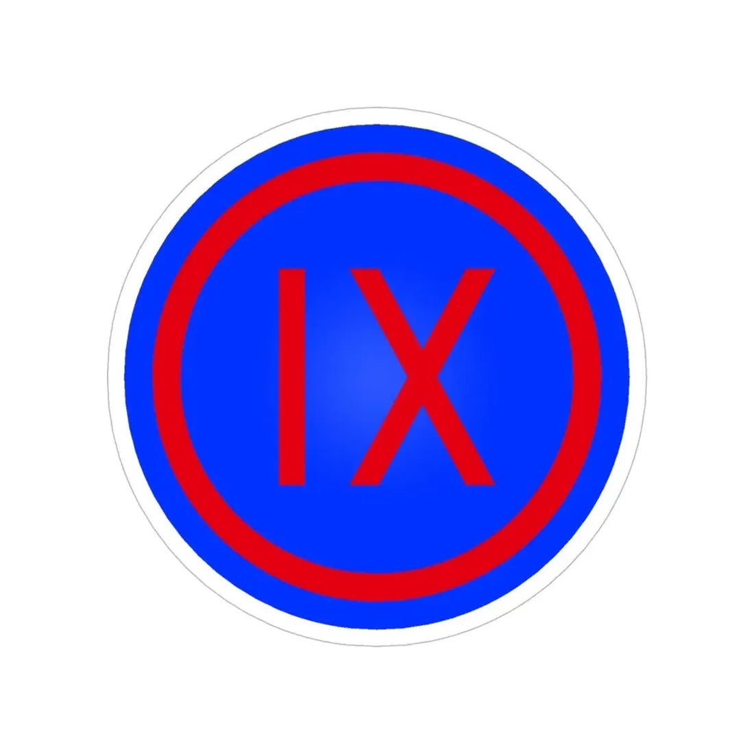 IX Corps (U.S. Army) Transparent STICKER Die-Cut Vinyl Decal - The Sticker Space