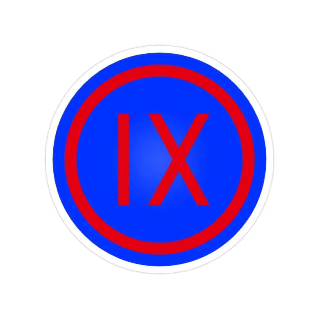 IX Corps (U.S. Army) Transparent STICKER Die-Cut Vinyl Decal - The Sticker Space