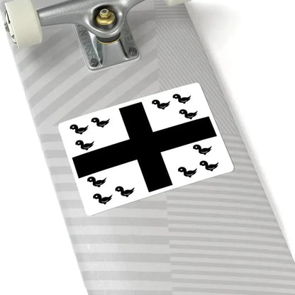 Izegem vlag (Belgium) STICKER Vinyl Kiss-Cut Decal - The Sticker Space