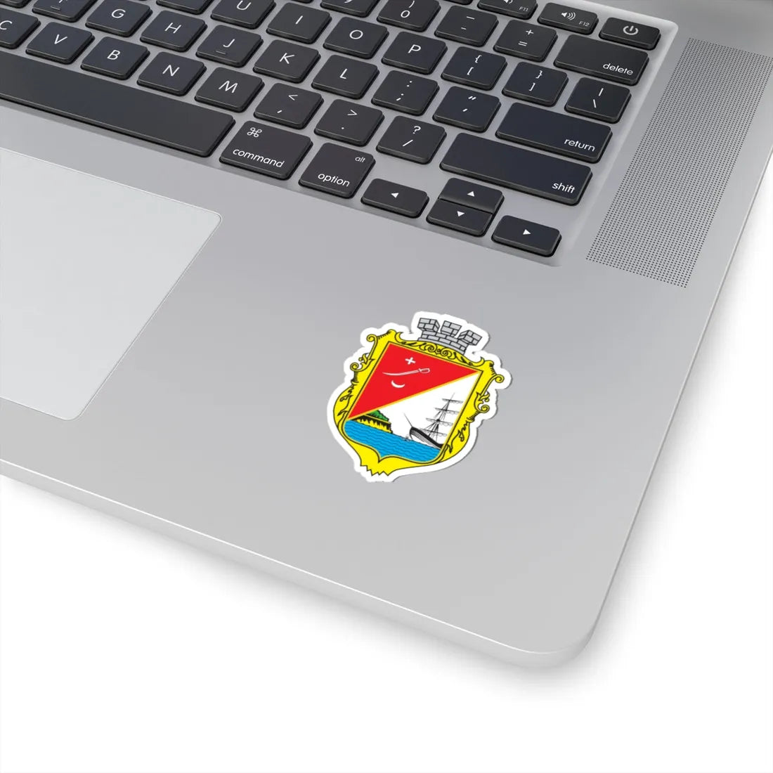 Izmayil COA 2016 (Ukraine) (Coat of Arms) STICKER Vinyl Kiss-Cut Decal - The Sticker Space