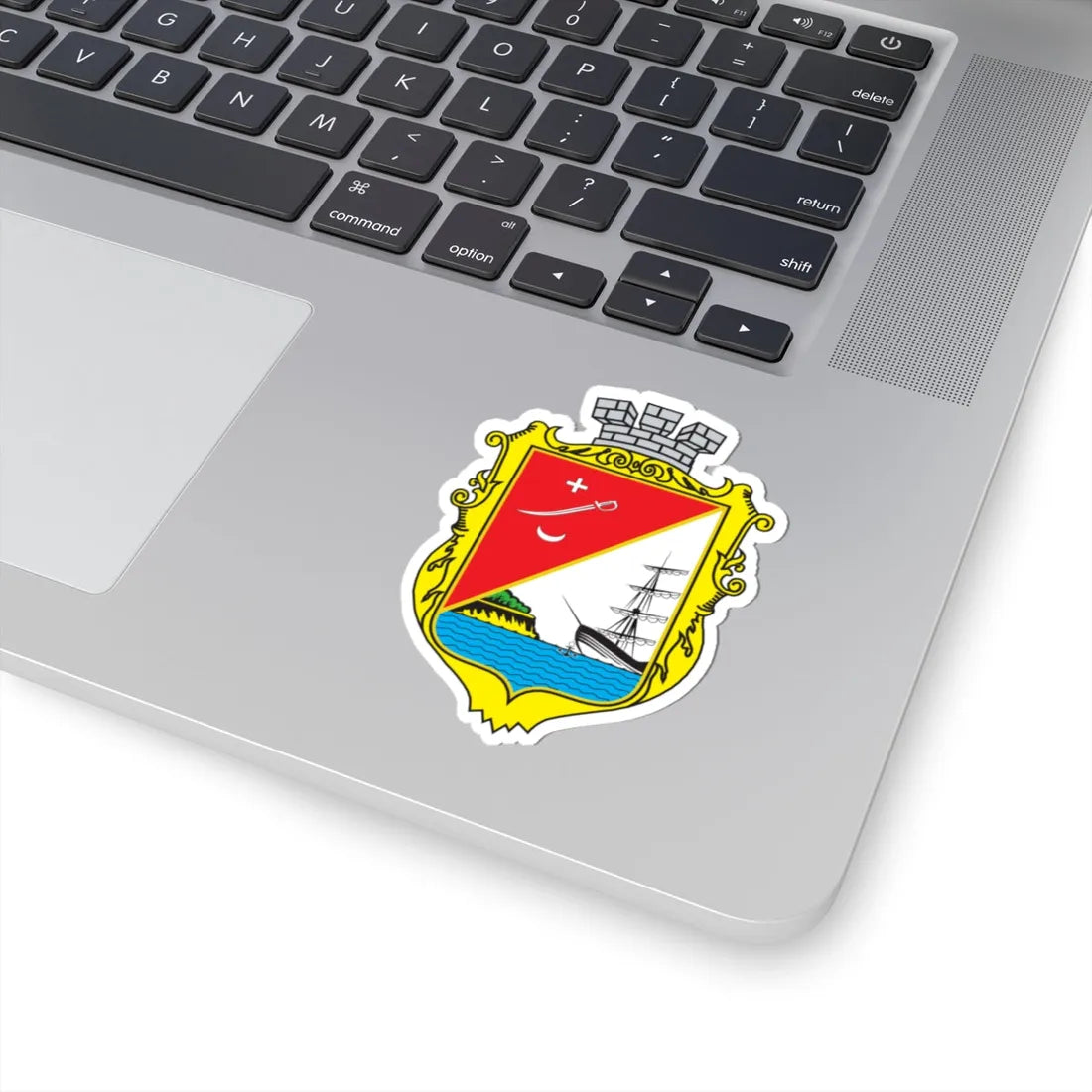 Izmayil COA 2016 (Ukraine) (Coat of Arms) STICKER Vinyl Kiss-Cut Decal - The Sticker Space