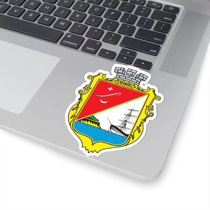 Izmayil COA 2016 (Ukraine) (Coat of Arms) STICKER Vinyl Kiss-Cut Decal - The Sticker Space