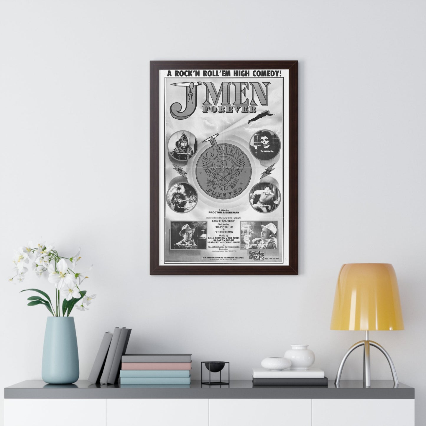 J MEN FOREVER 1979 - Framed Movie Poster-The Sticker Space