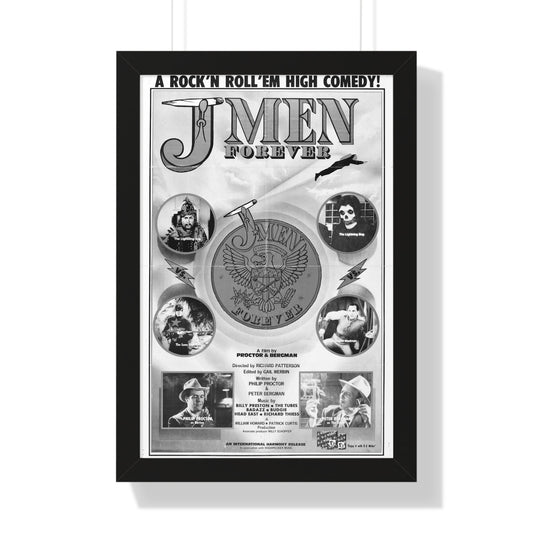 J MEN FOREVER 1979 - Framed Movie Poster-16″ x 24″-The Sticker Space