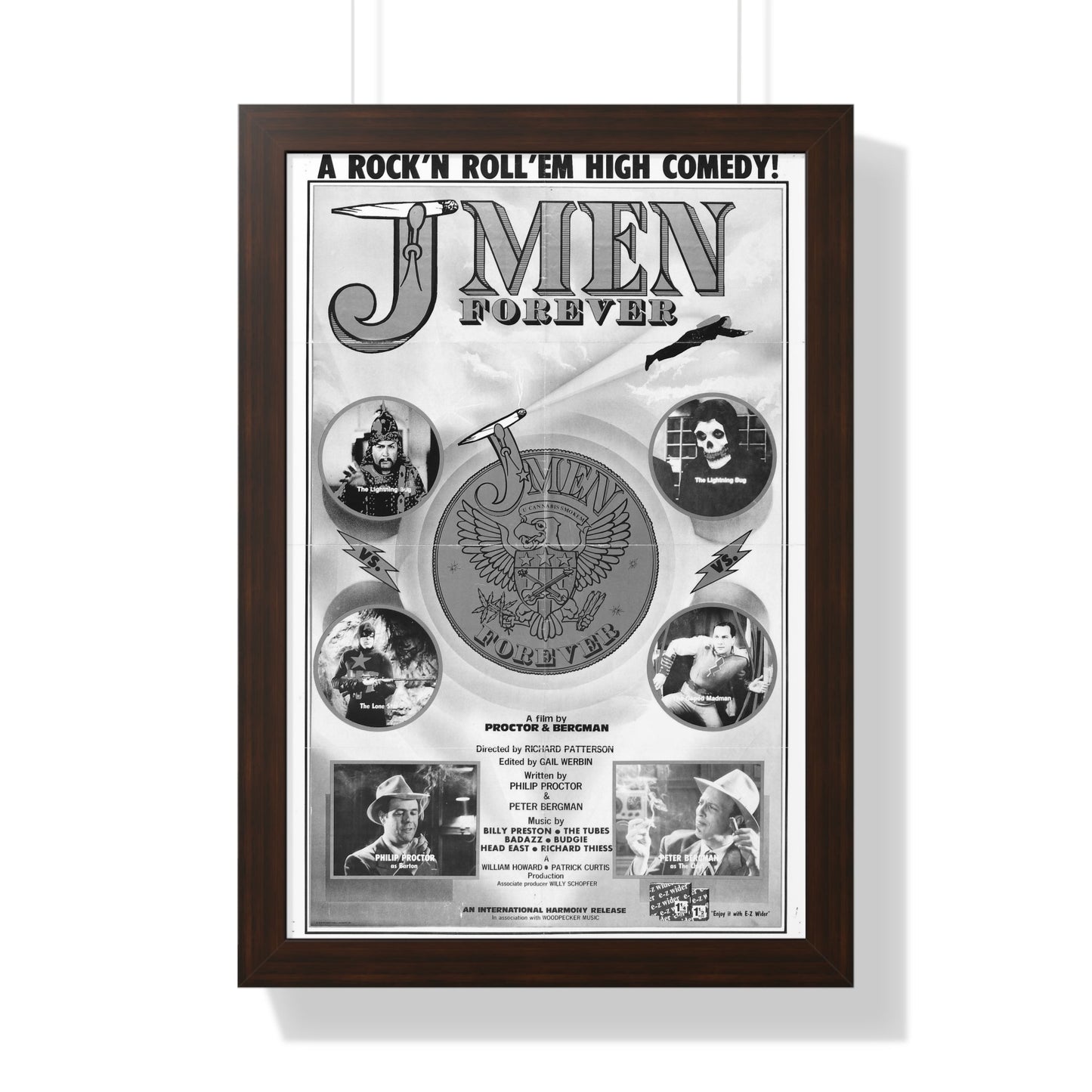 J MEN FOREVER 1979 - Framed Movie Poster-16″ x 24″-The Sticker Space