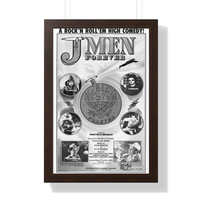 J MEN FOREVER 1979 - Framed Movie Poster-16″ x 24″-The Sticker Space