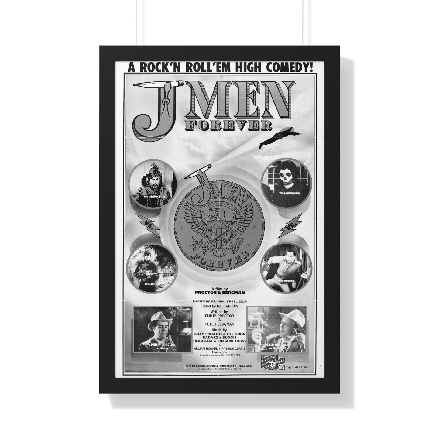 J MEN FOREVER 1979 - Framed Movie Poster-20" x 30"-The Sticker Space