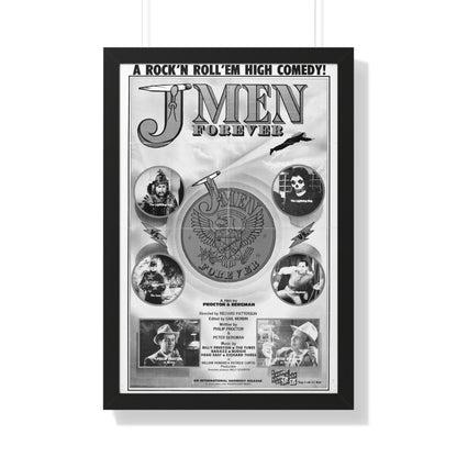 J MEN FOREVER 1979 - Framed Movie Poster-20" x 30"-The Sticker Space