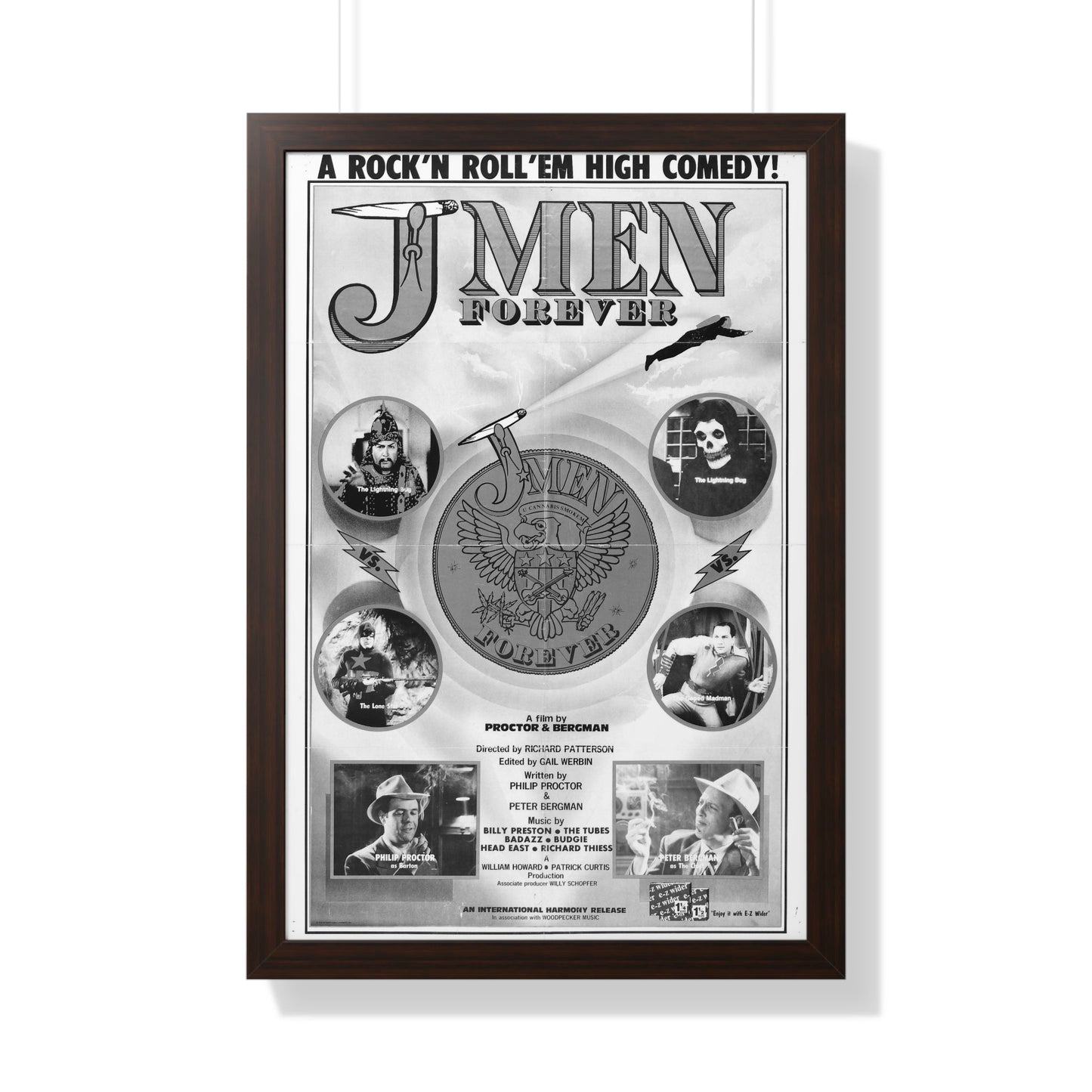 J MEN FOREVER 1979 - Framed Movie Poster-20" x 30"-The Sticker Space