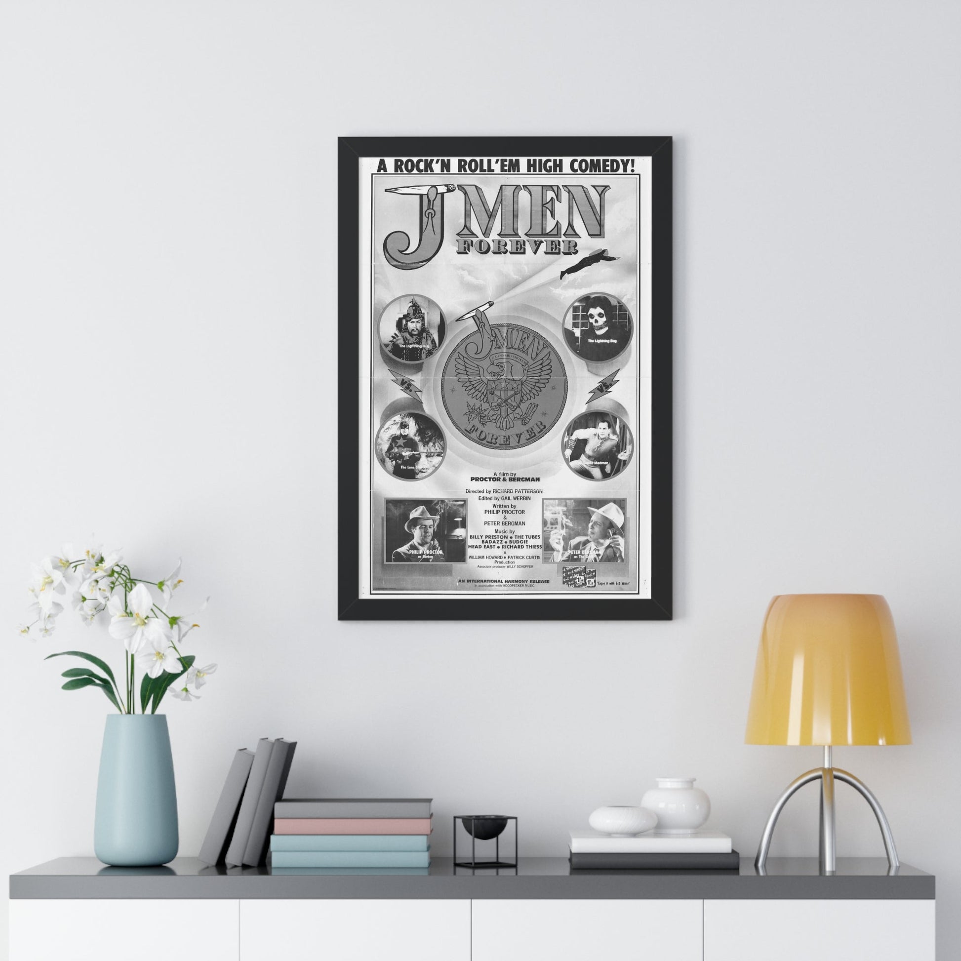 J MEN FOREVER 1979 - Framed Movie Poster-The Sticker Space