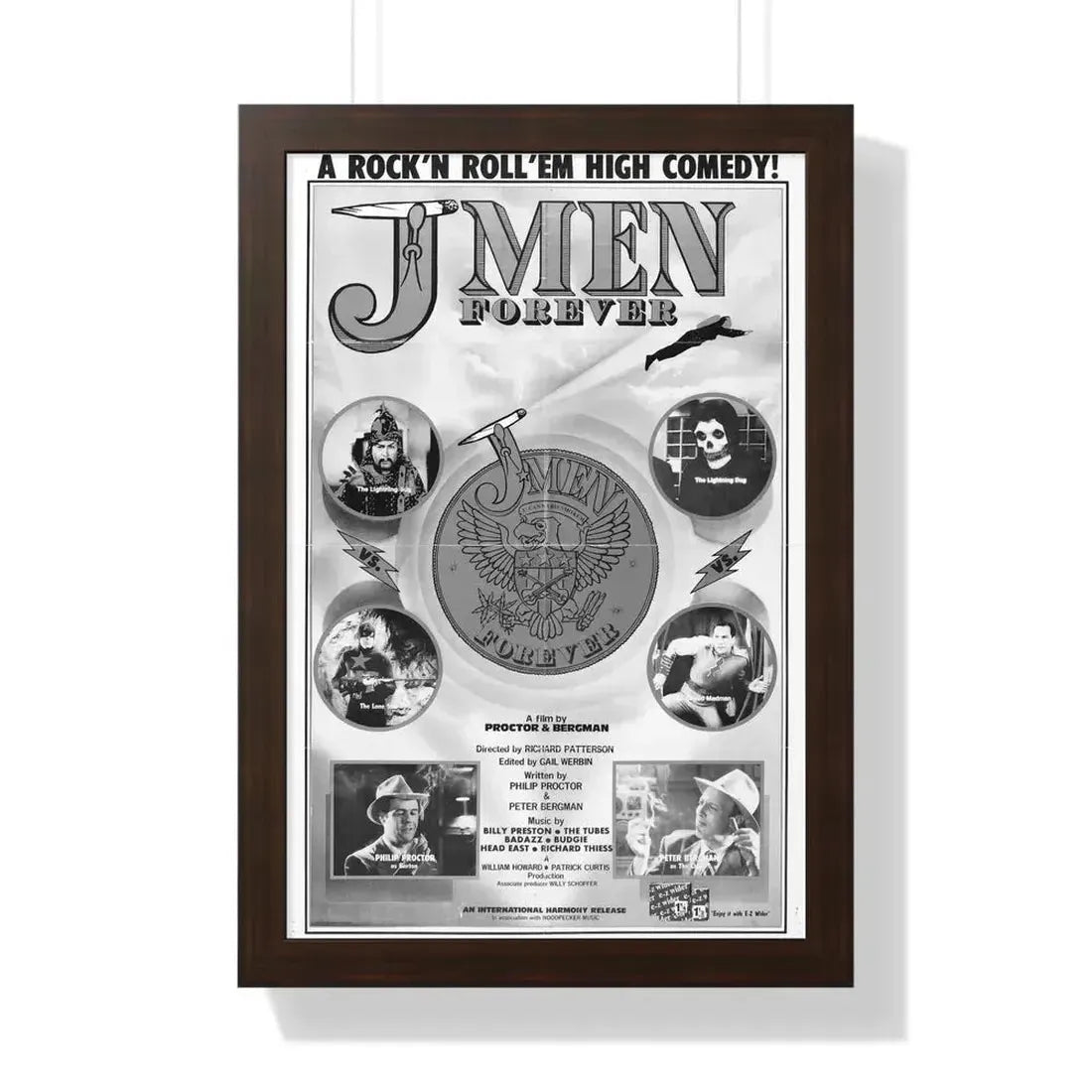 J MEN FOREVER 1979 - Framed Movie Poster - The Sticker Space