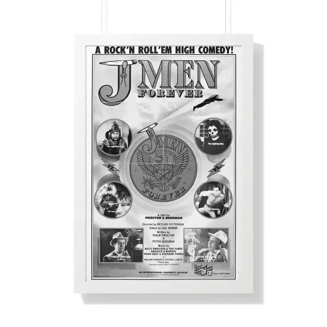 J MEN FOREVER 1979 - Framed Movie Poster - The Sticker Space