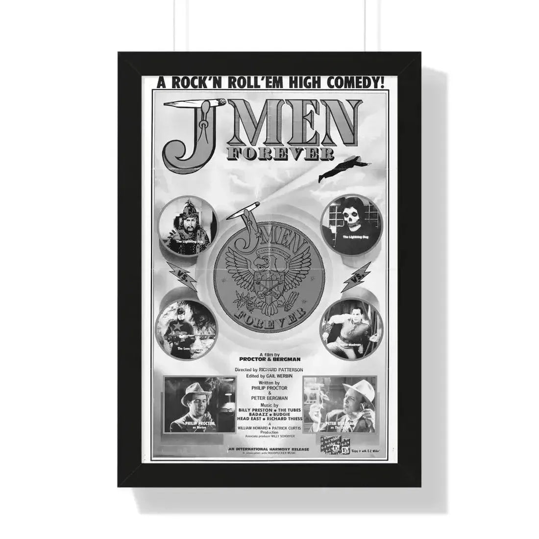 J MEN FOREVER 1979 - Framed Movie Poster - The Sticker Space