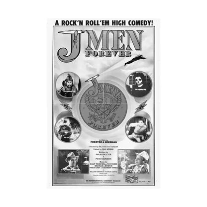 J MEN FOREVER 1979 - Paper Movie Poster - The Sticker Space