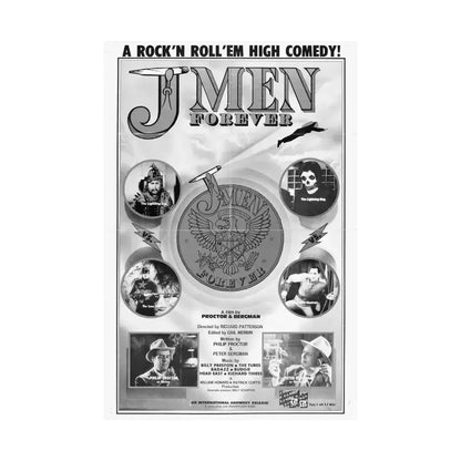 J MEN FOREVER 1979 - Paper Movie Poster - The Sticker Space