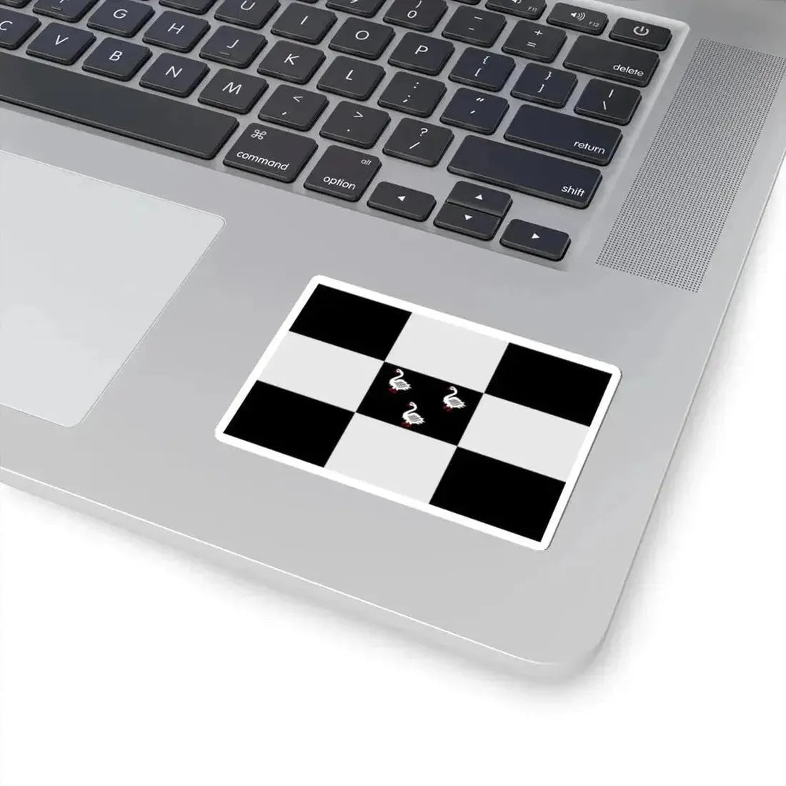 Jabbeke vlag (Belgium) STICKER Vinyl Kiss-Cut Decal - The Sticker Space