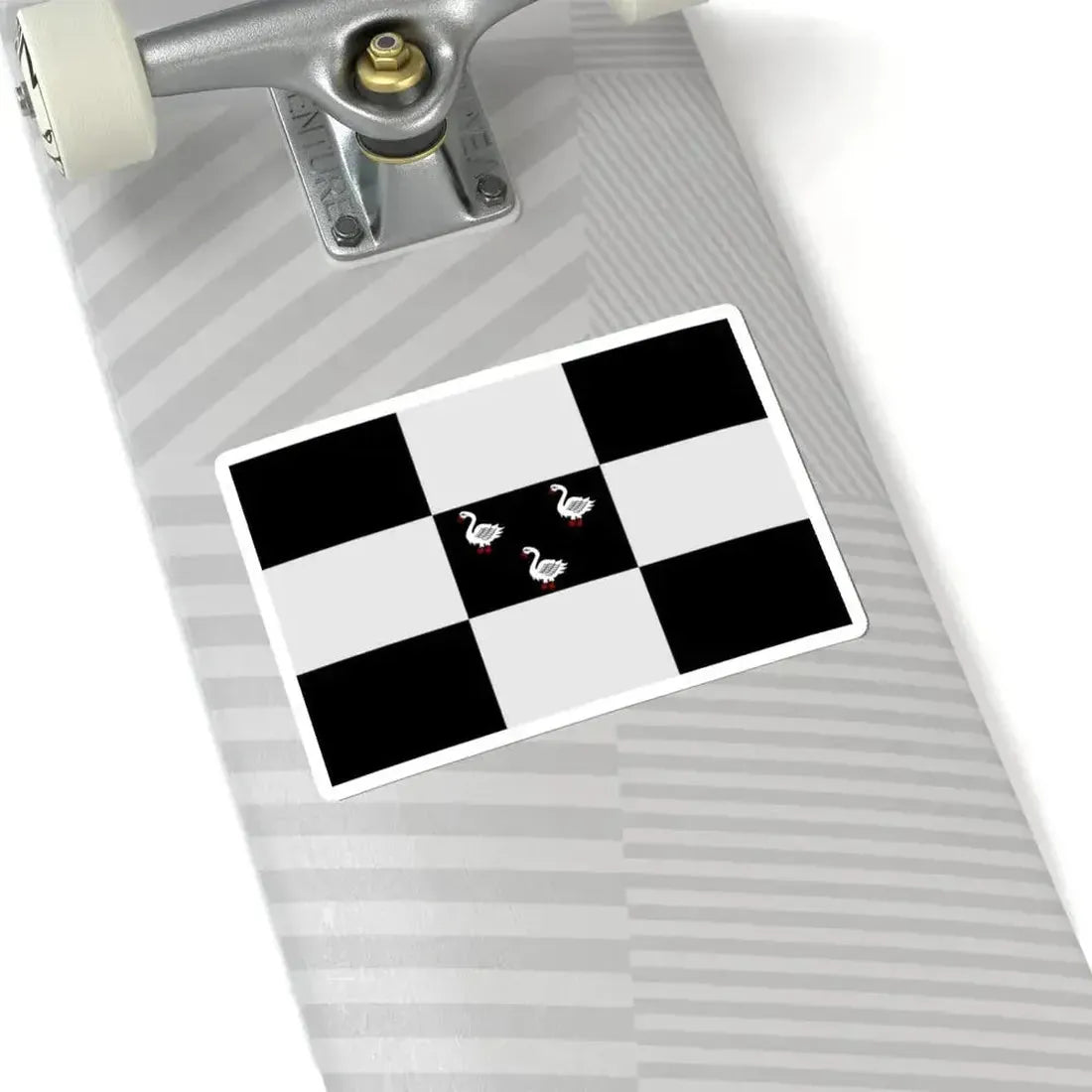 Jabbeke vlag (Belgium) STICKER Vinyl Kiss-Cut Decal - The Sticker Space