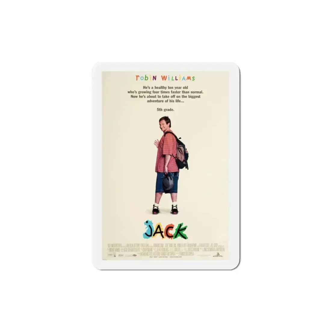 Jack 1996 Movie Poster Refrigerator Magnet 3 Inch - The Sticker Space