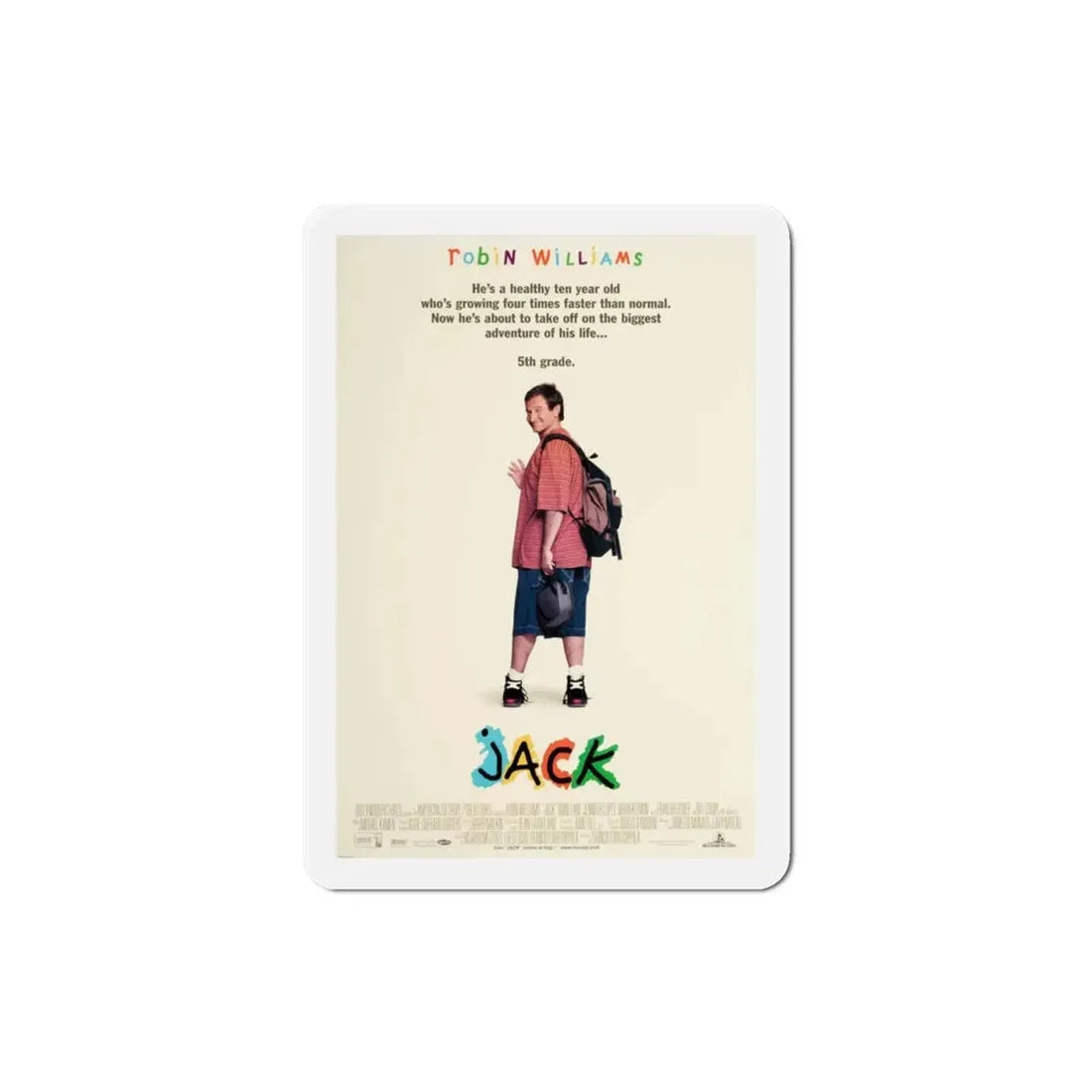 Jack 1996 Movie Poster Refrigerator Magnet - The Sticker Space