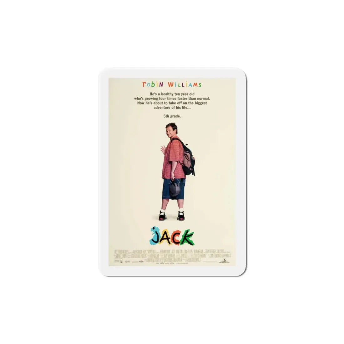 Jack 1996 Movie Poster Refrigerator Magnet - The Sticker Space